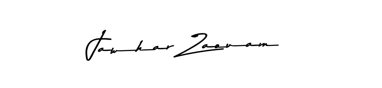 Create a beautiful signature design for name Jawhar Zaouam. With this signature (Asem Kandis PERSONAL USE) fonts, you can make a handwritten signature for free. Jawhar Zaouam signature style 9 images and pictures png