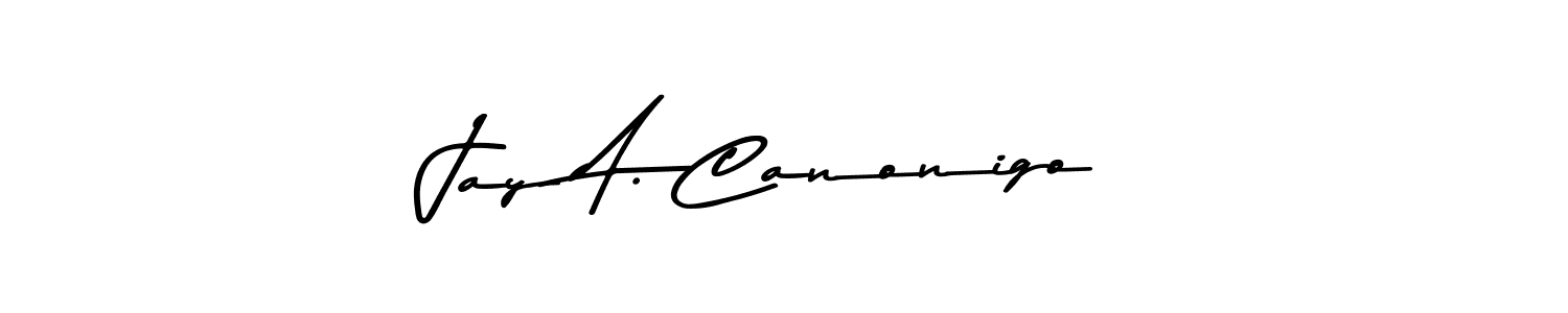 Make a beautiful signature design for name Jay A. Canonigo. Use this online signature maker to create a handwritten signature for free. Jay A. Canonigo signature style 9 images and pictures png