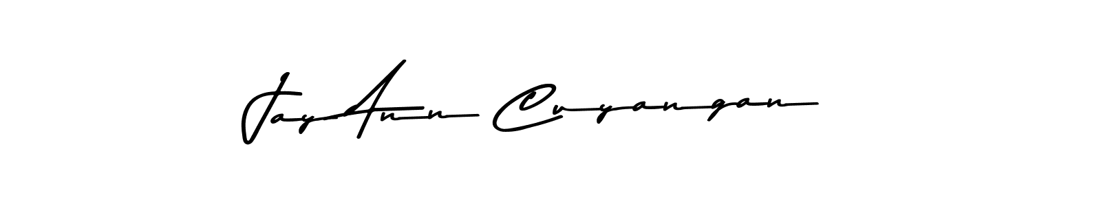 The best way (Asem Kandis PERSONAL USE) to make a short signature is to pick only two or three words in your name. The name Jay Ann Cuyangan include a total of six letters. For converting this name. Jay Ann Cuyangan signature style 9 images and pictures png