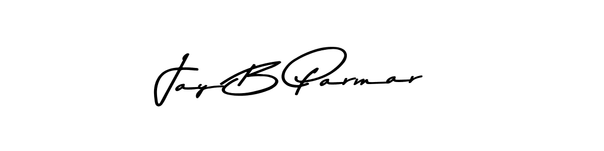 Create a beautiful signature design for name Jay B Parmar. With this signature (Asem Kandis PERSONAL USE) fonts, you can make a handwritten signature for free. Jay B Parmar signature style 9 images and pictures png
