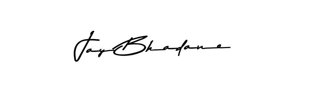 Use a signature maker to create a handwritten signature online. With this signature software, you can design (Asem Kandis PERSONAL USE) your own signature for name Jay Bhadane. Jay Bhadane signature style 9 images and pictures png