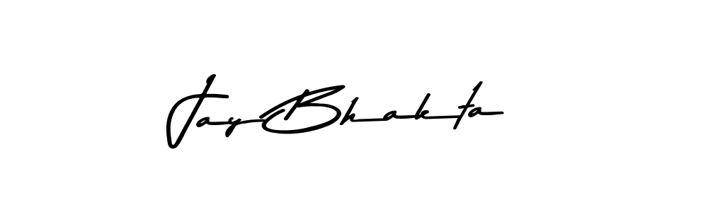 Make a beautiful signature design for name Jay Bhakta. With this signature (Asem Kandis PERSONAL USE) style, you can create a handwritten signature for free. Jay Bhakta signature style 9 images and pictures png