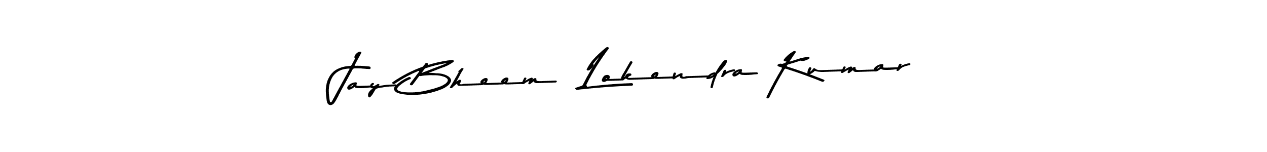 Also You can easily find your signature by using the search form. We will create Jay Bheem  Lokendra Kumar name handwritten signature images for you free of cost using Asem Kandis PERSONAL USE sign style. Jay Bheem  Lokendra Kumar signature style 9 images and pictures png