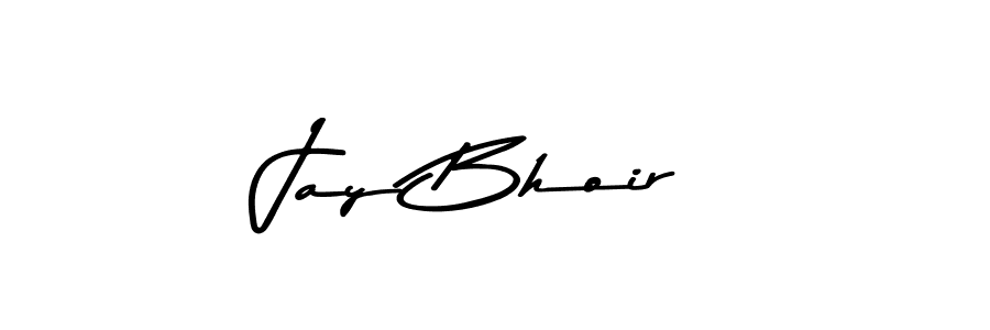 Create a beautiful signature design for name Jay Bhoir. With this signature (Asem Kandis PERSONAL USE) fonts, you can make a handwritten signature for free. Jay Bhoir signature style 9 images and pictures png