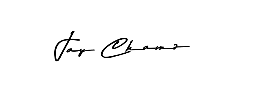 Create a beautiful signature design for name Jay Chamz. With this signature (Asem Kandis PERSONAL USE) fonts, you can make a handwritten signature for free. Jay Chamz signature style 9 images and pictures png