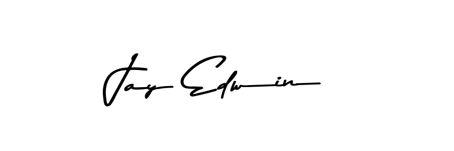 Design your own signature with our free online signature maker. With this signature software, you can create a handwritten (Asem Kandis PERSONAL USE) signature for name Jay Edwin. Jay Edwin signature style 9 images and pictures png