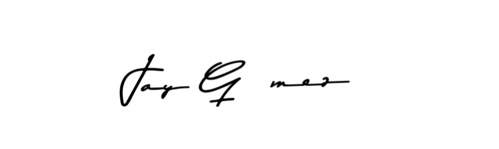 Design your own signature with our free online signature maker. With this signature software, you can create a handwritten (Asem Kandis PERSONAL USE) signature for name Jay Gómez. Jay Gómez signature style 9 images and pictures png