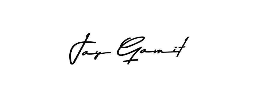 Also You can easily find your signature by using the search form. We will create Jay Gamit name handwritten signature images for you free of cost using Asem Kandis PERSONAL USE sign style. Jay Gamit signature style 9 images and pictures png