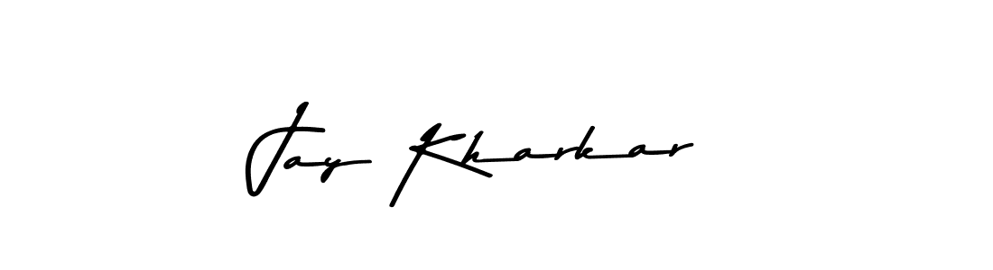 Design your own signature with our free online signature maker. With this signature software, you can create a handwritten (Asem Kandis PERSONAL USE) signature for name Jay Kharkar. Jay Kharkar signature style 9 images and pictures png