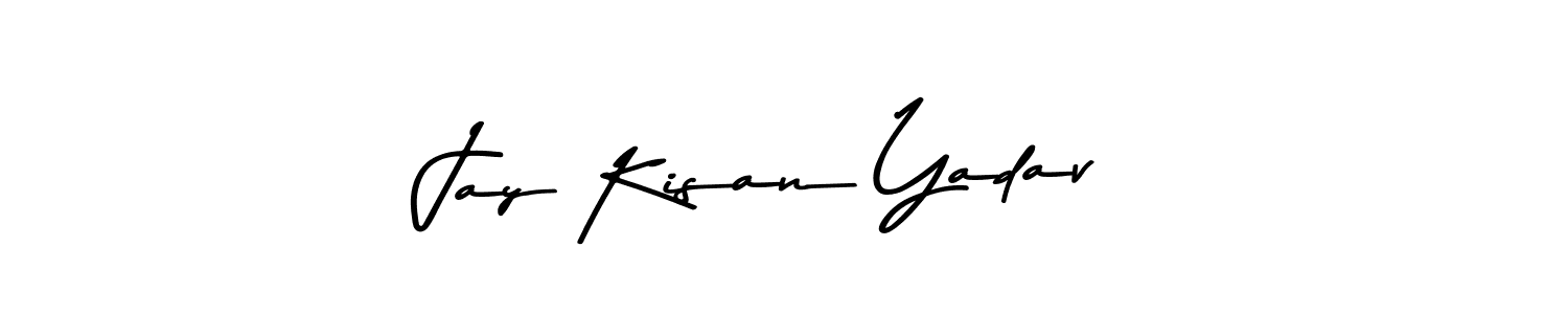 Jay Kisan Yadav stylish signature style. Best Handwritten Sign (Asem Kandis PERSONAL USE) for my name. Handwritten Signature Collection Ideas for my name Jay Kisan Yadav. Jay Kisan Yadav signature style 9 images and pictures png