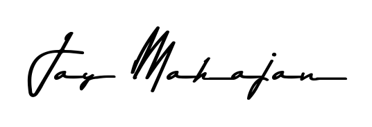 A classic penmanship look for Jay Mahajan. The Asem Kandis PERSONAL USE font brings timeless elegance and confidence to every signed document. Jay Mahajan signature style 9 images and pictures png