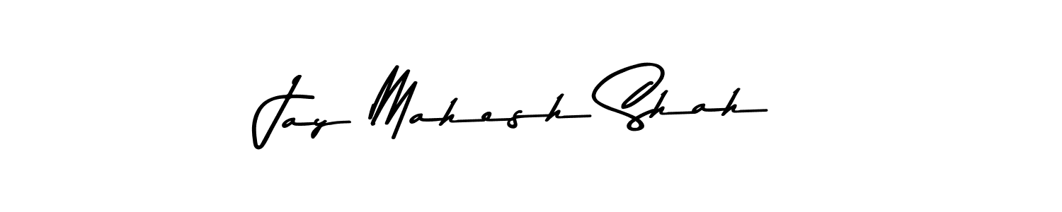 Also You can easily find your signature by using the search form. We will create Jay Mahesh Shah name handwritten signature images for you free of cost using Asem Kandis PERSONAL USE sign style. Jay Mahesh Shah signature style 9 images and pictures png