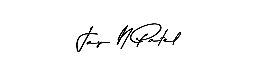 Design your own signature with our free online signature maker. With this signature software, you can create a handwritten (Asem Kandis PERSONAL USE) signature for name Jay N Patel. Jay N Patel signature style 9 images and pictures png