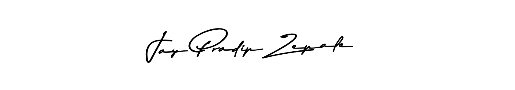 Use a signature maker to create a handwritten signature online. With this signature software, you can design (Asem Kandis PERSONAL USE) your own signature for name Jay Pradip Zepale. Jay Pradip Zepale signature style 9 images and pictures png