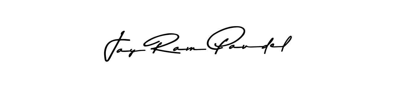 Design your own signature with our free online signature maker. With this signature software, you can create a handwritten (Asem Kandis PERSONAL USE) signature for name Jay Ram Paudel. Jay Ram Paudel signature style 9 images and pictures png