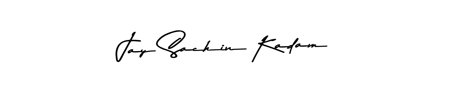 Jay Sachin Kadam stylish signature style. Best Handwritten Sign (Asem Kandis PERSONAL USE) for my name. Handwritten Signature Collection Ideas for my name Jay Sachin Kadam. Jay Sachin Kadam signature style 9 images and pictures png