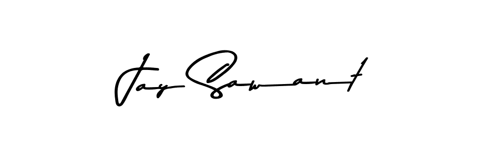 Create a beautiful signature design for name Jay Sawant. With this signature (Asem Kandis PERSONAL USE) fonts, you can make a handwritten signature for free. Jay Sawant signature style 9 images and pictures png