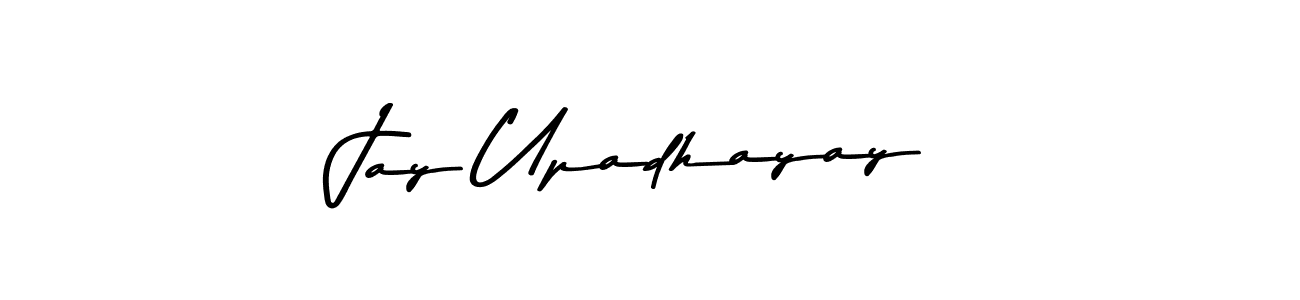 Create a beautiful signature design for name Jay Upadhayay. With this signature (Asem Kandis PERSONAL USE) fonts, you can make a handwritten signature for free. Jay Upadhayay signature style 9 images and pictures png