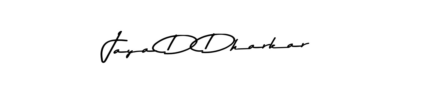 Also we have Jaya D Dharkar name is the best signature style. Create professional handwritten signature collection using Asem Kandis PERSONAL USE autograph style. Jaya D Dharkar signature style 9 images and pictures png