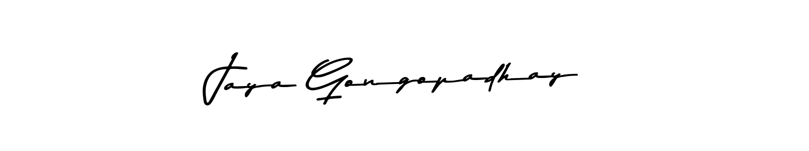 Asem Kandis PERSONAL USE is a professional signature style that is perfect for those who want to add a touch of class to their signature. It is also a great choice for those who want to make their signature more unique. Get Jaya Gongopadhay name to fancy signature for free. Jaya Gongopadhay signature style 9 images and pictures png