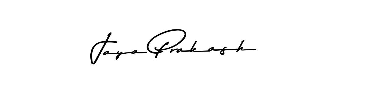 How to make Jaya Prakash name signature. Use Asem Kandis PERSONAL USE style for creating short signs online. This is the latest handwritten sign. Jaya Prakash signature style 9 images and pictures png
