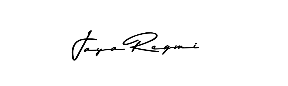 Make a beautiful signature design for name Jaya Regmi. With this signature (Asem Kandis PERSONAL USE) style, you can create a handwritten signature for free. Jaya Regmi signature style 9 images and pictures png