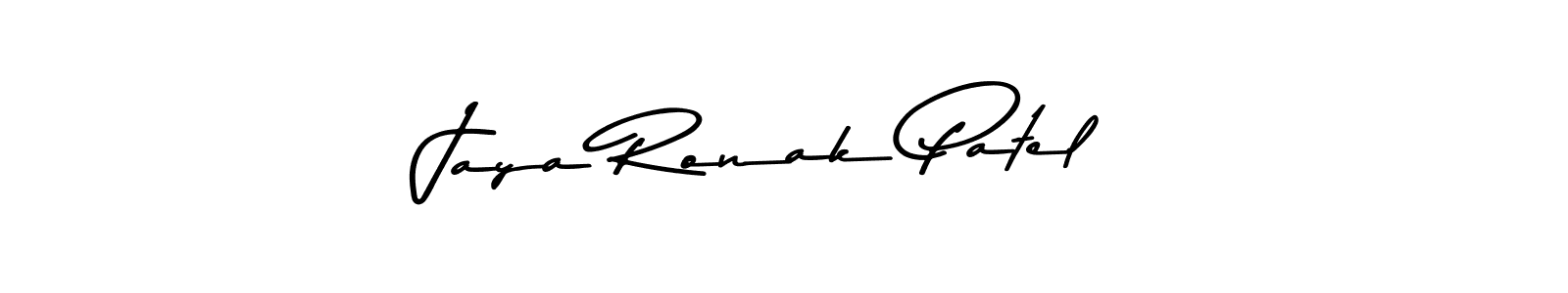 Design your own signature with our free online signature maker. With this signature software, you can create a handwritten (Asem Kandis PERSONAL USE) signature for name Jaya Ronak Patel. Jaya Ronak Patel signature style 9 images and pictures png