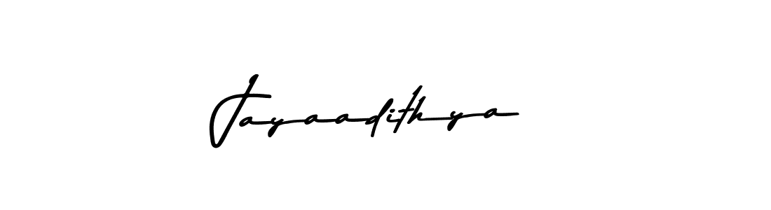 Use a signature maker to create a handwritten signature online. With this signature software, you can design (Asem Kandis PERSONAL USE) your own signature for name Jayaadithya. Jayaadithya signature style 9 images and pictures png