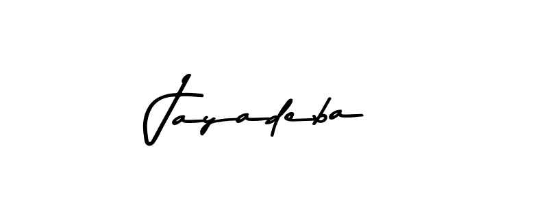 Create a beautiful signature design for name Jayadeba. With this signature (Asem Kandis PERSONAL USE) fonts, you can make a handwritten signature for free. Jayadeba signature style 9 images and pictures png
