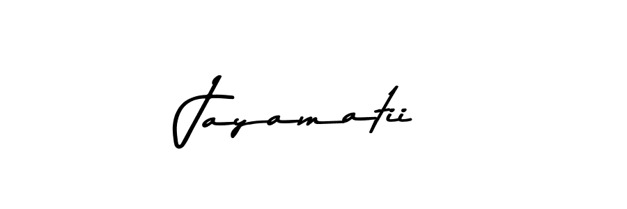 You should practise on your own different ways (Asem Kandis PERSONAL USE) to write your name (Jayamatii) in signature. don't let someone else do it for you. Jayamatii signature style 9 images and pictures png