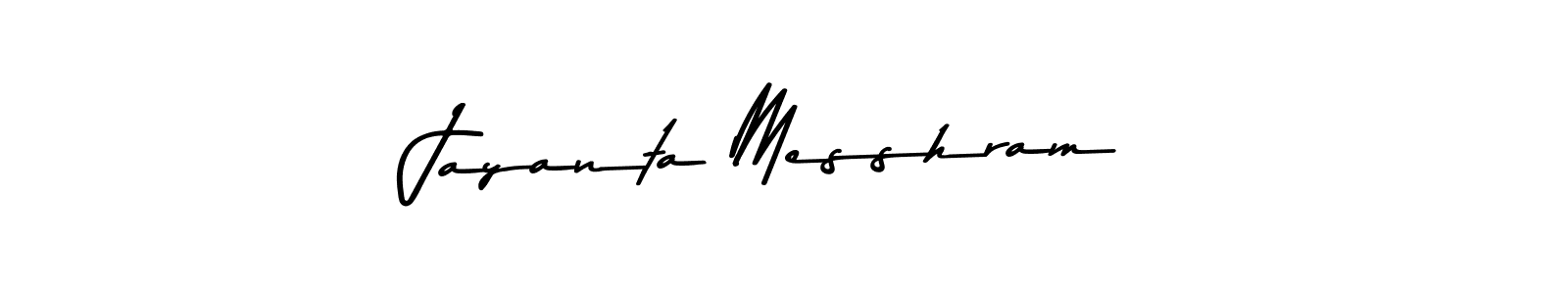 Make a beautiful signature design for name Jayanta Messhram. With this signature (Asem Kandis PERSONAL USE) style, you can create a handwritten signature for free. Jayanta Messhram signature style 9 images and pictures png
