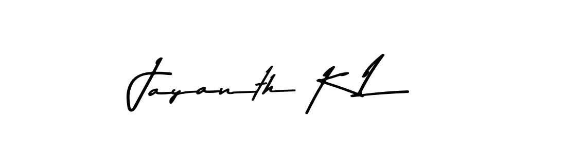 It looks lik you need a new signature style for name Jayanth K L. Design unique handwritten (Asem Kandis PERSONAL USE) signature with our free signature maker in just a few clicks. Jayanth K L signature style 9 images and pictures png