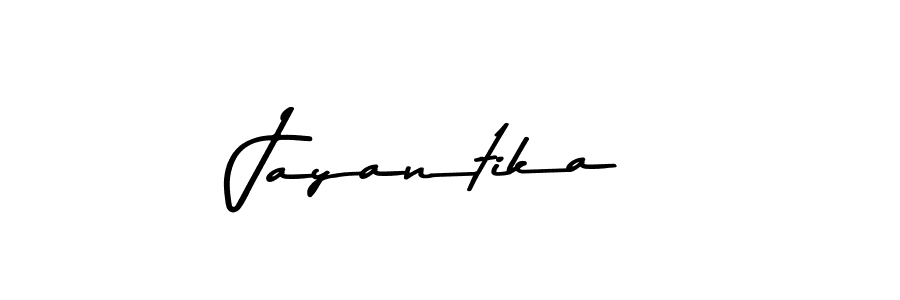 How to make Jayantika signature? Asem Kandis PERSONAL USE is a professional autograph style. Create handwritten signature for Jayantika name. Jayantika signature style 9 images and pictures png