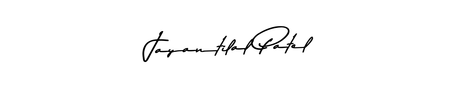 Make a beautiful signature design for name Jayantilal Patel. With this signature (Asem Kandis PERSONAL USE) style, you can create a handwritten signature for free. Jayantilal Patel signature style 9 images and pictures png