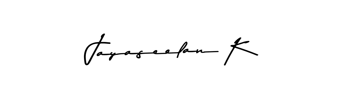 How to make Jayaseelan K signature? Asem Kandis PERSONAL USE is a professional autograph style. Create handwritten signature for Jayaseelan K name. Jayaseelan K signature style 9 images and pictures png