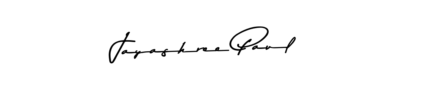 How to make Jayashree Paul signature? Asem Kandis PERSONAL USE is a professional autograph style. Create handwritten signature for Jayashree Paul name. Jayashree Paul signature style 9 images and pictures png