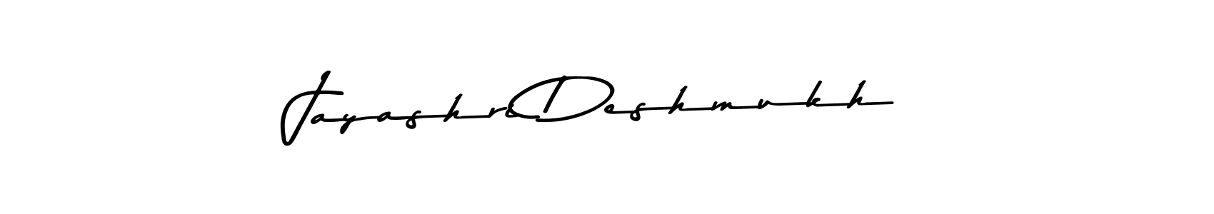 Design your own signature with our free online signature maker. With this signature software, you can create a handwritten (Asem Kandis PERSONAL USE) signature for name Jayashri Deshmukh. Jayashri Deshmukh signature style 9 images and pictures png