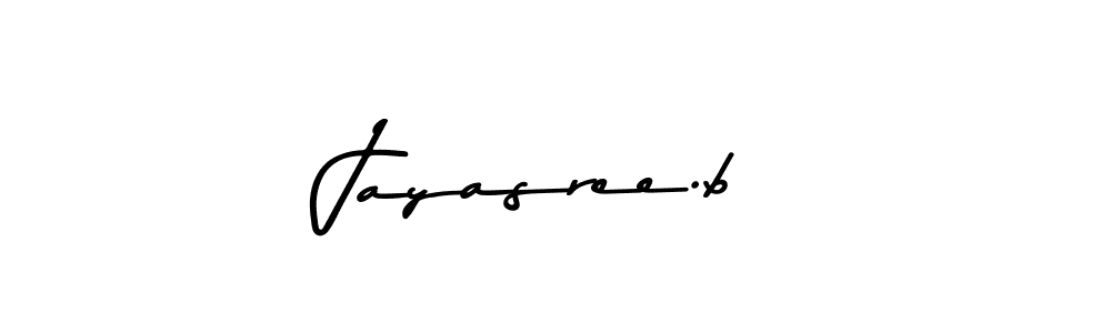 The best way (Asem Kandis PERSONAL USE) to make a short signature is to pick only two or three words in your name. The name Jayasree.b include a total of six letters. For converting this name. Jayasree.b signature style 9 images and pictures png