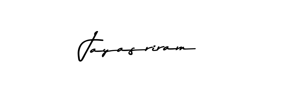 You should practise on your own different ways (Asem Kandis PERSONAL USE) to write your name (Jayasriram) in signature. don't let someone else do it for you. Jayasriram signature style 9 images and pictures png