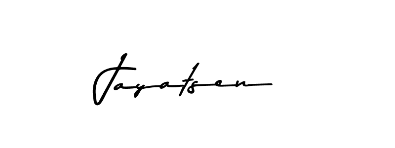 How to make Jayatsen signature? Asem Kandis PERSONAL USE is a professional autograph style. Create handwritten signature for Jayatsen name. Jayatsen signature style 9 images and pictures png