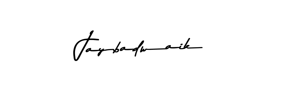 Use a signature maker to create a handwritten signature online. With this signature software, you can design (Asem Kandis PERSONAL USE) your own signature for name Jaybadwaik. Jaybadwaik signature style 9 images and pictures png