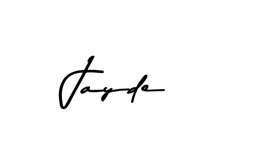 Jayde stylish signature style. Best Handwritten Sign (Asem Kandis PERSONAL USE) for my name. Handwritten Signature Collection Ideas for my name Jayde. Jayde signature style 9 images and pictures png