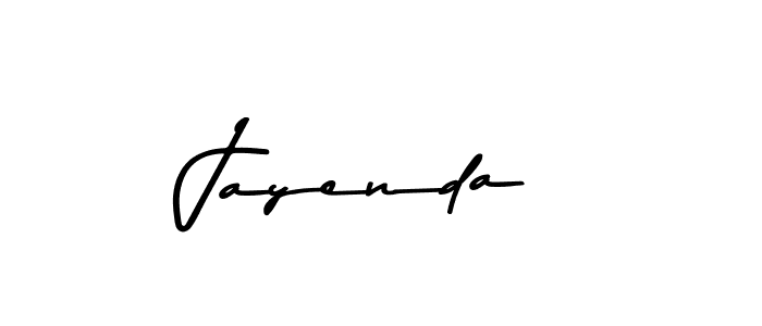 Make a beautiful signature design for name Jayenda. With this signature (Asem Kandis PERSONAL USE) style, you can create a handwritten signature for free. Jayenda signature style 9 images and pictures png