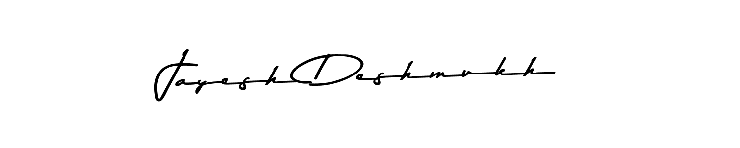 Use a signature maker to create a handwritten signature online. With this signature software, you can design (Asem Kandis PERSONAL USE) your own signature for name Jayesh Deshmukh. Jayesh Deshmukh signature style 9 images and pictures png