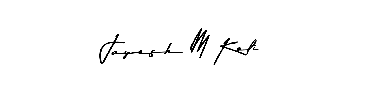 How to Draw Jayesh M Koli signature style? Asem Kandis PERSONAL USE is a latest design signature styles for name Jayesh M Koli. Jayesh M Koli signature style 9 images and pictures png