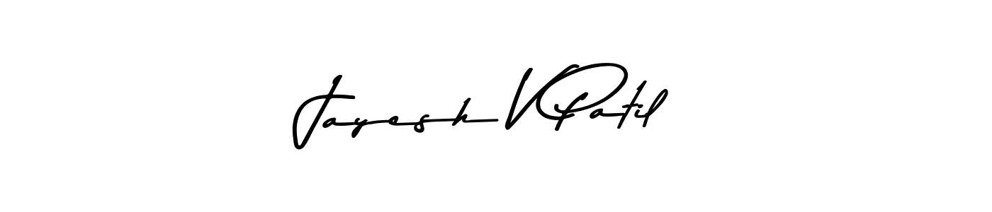 Also we have Jayesh V Patil name is the best signature style. Create professional handwritten signature collection using Asem Kandis PERSONAL USE autograph style. Jayesh V Patil signature style 9 images and pictures png
