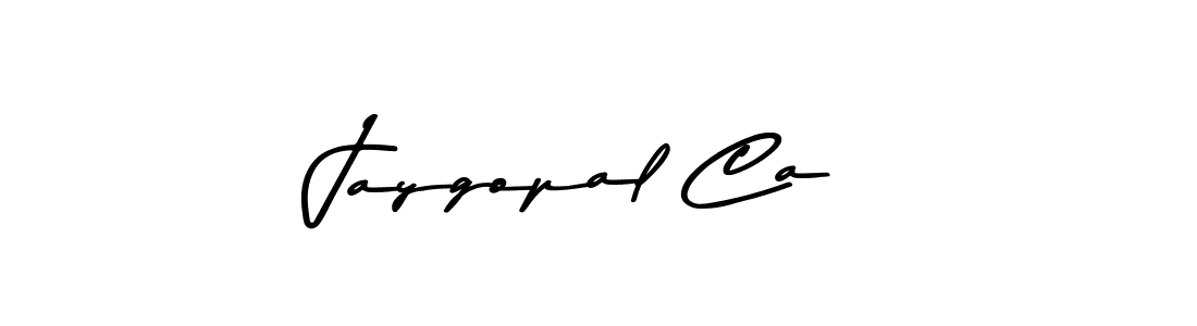 Design your own signature with our free online signature maker. With this signature software, you can create a handwritten (Asem Kandis PERSONAL USE) signature for name Jaygopal Ca. Jaygopal Ca signature style 9 images and pictures png