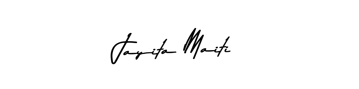 You should practise on your own different ways (Asem Kandis PERSONAL USE) to write your name (Jayita Maiti) in signature. don't let someone else do it for you. Jayita Maiti signature style 9 images and pictures png