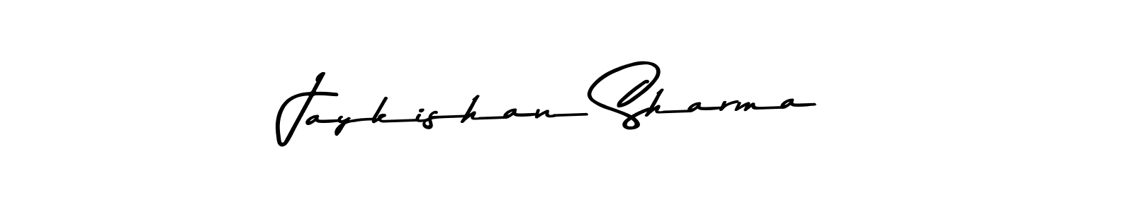 Create a beautiful signature design for name Jaykishan Sharma. With this signature (Asem Kandis PERSONAL USE) fonts, you can make a handwritten signature for free. Jaykishan Sharma signature style 9 images and pictures png