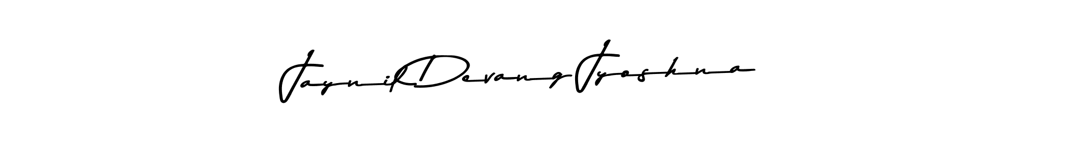 Also You can easily find your signature by using the search form. We will create Jaynil Devang Jyoshna name handwritten signature images for you free of cost using Asem Kandis PERSONAL USE sign style. Jaynil Devang Jyoshna signature style 9 images and pictures png